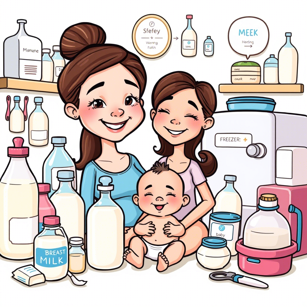 how to store breast milk